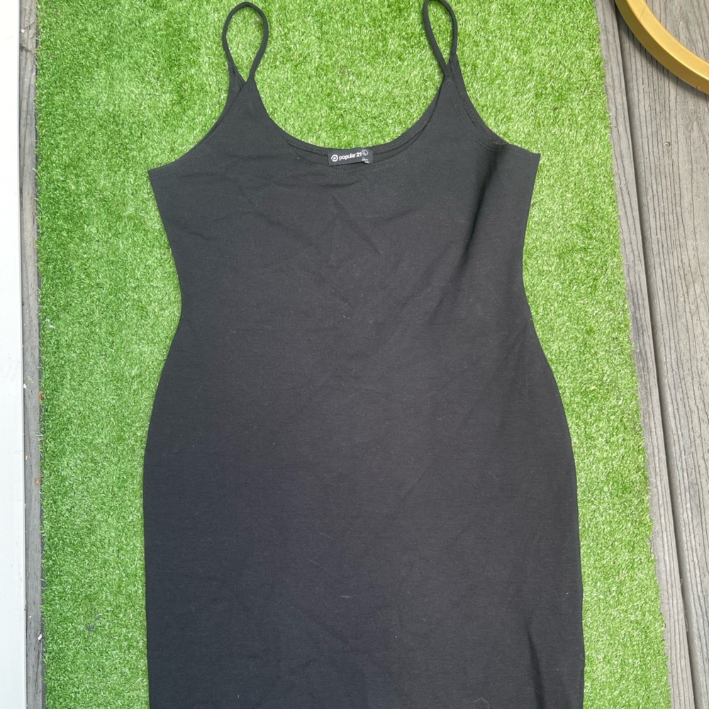 Black mini-dress